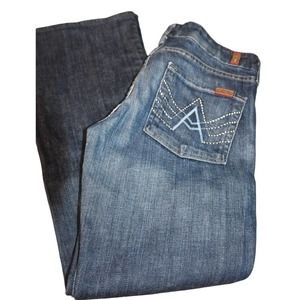 Seven For All Mankind, 7, A-Pocket Jeans, Size 28, LN, Embroidered Pockets